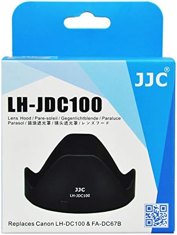 JJC Reversible Lens Hood Shade Protector & 67mm Filter Adapter Ring for Canon Powershot SX70 HS, G3 X, SX60 HS, SX50 SX40 HS, SX30 IS, SX20 IS, SX...