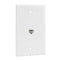 Ethernet Wall Plate, 1 Port Cat 6 RJ45 Keystone Female to Female Wall Plate Compatible with Cat7/6/6e/5/5e Ethernet Devices...