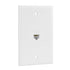 Ethernet Wall Plate, 1 Port Cat 6 RJ45 Keystone Female to Female Wall Plate Compatible with Cat7/6/6e/5/5e Ethernet Devices...
