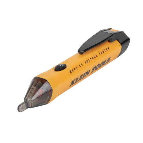 Klein Tools NCVT1P Voltage Tester, Non-Contact Low Voltage Tester Pen, 50V to 1000V AC, Audible and Flashing LED Alarms, Pocket Clip...