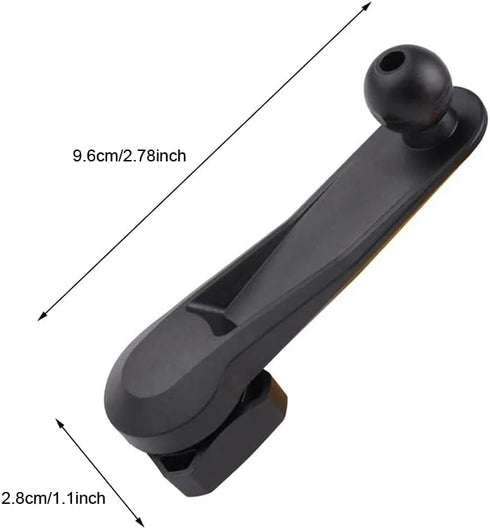 2 Pack 17mm Ball Joint Extension Arm Female to Male Head Dead Angle Adapter Bracket Extender Rotating Rod for Car Air Outlet Vent Phone Stand GPS ...