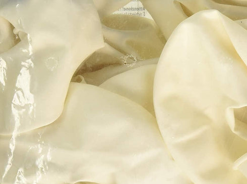 Mayflower Distributing Donut Latex Balloons, 16", White...
