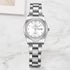 Women's Classic Fashion Silver Stainless Steel Watches Waterproof Date Luminous Lady Dress Wrist Watch...