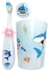 Lily's Home Kids Flashing Timer Toothbrush Kids with Soft Bristles, Rising Cup & Cover - Fun 2-Min Light-Up Brushing for Children - Toddler Toothb...