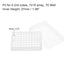 uxcell Centrifuge Tube Rack Storage Box 70-Well Polypropylene Holder for 0.2ml Micro Centrifuge Tubes, Samples 5mm Hole Dia 2Pcs...