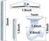 6 Sets White Ceiling Hooks for Hanging Plant, Heavy Duty Swag Toggle Hooks with Hardware (White)...