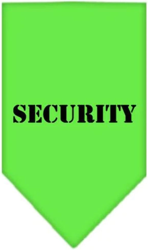Mirage Pet Products Security Screen Print Bandana, Large, Yellow...