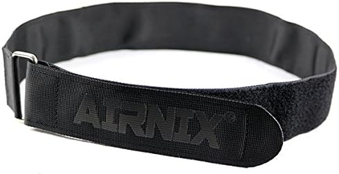 2pc 36" x 2" (31” useable) Nylon Webbing Hook and Loop Cinch Straps with Metal Buckle, Reusable Fastening, Securing, Cable Straps...