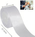 TANG SONG 2" Solid Satin Ribbon 25 Yards Roll for Wedding Details Crafting Projects Sewing Projects Gift Wrapping (White)...