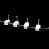 200 PCS 6mm Flat Ethernet Cable Wire Clips Single Coaxial Cable Clamps with Nail for Ethernet Cable Management...