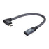 xiwai Left Right Angled USB-C USB 3.1 Type C Male to Female Extension Data Cable with Sleeve for Laptop...