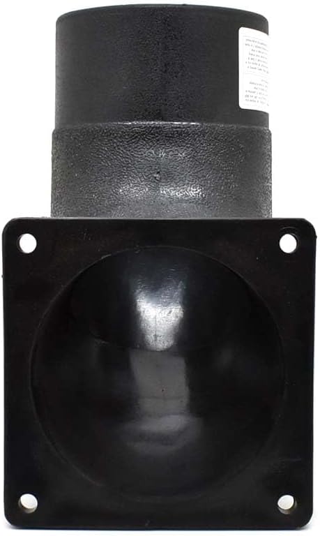 Big Horn 11433 4-5/8-Inch Flanged 4-Inch Elbow,Black...