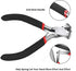 End Cutting Pliers for Jewelry Making, Nail Puller Tool for Carpenter, End Nippers for Zipper Install Stops, Wire Cutting...