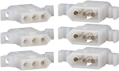 Molex 3-Pin Connector Kit 0.093" 3 Sets...