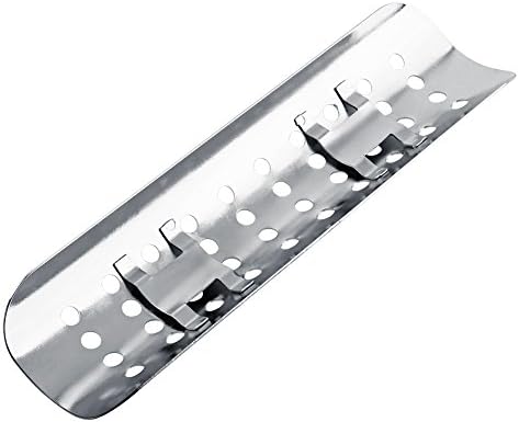 VGEBY Chrome Muffler Pipe Heat Cover Heel Guard (Silver) System Supplies Motorcycle Heat Motorcycle Heat...