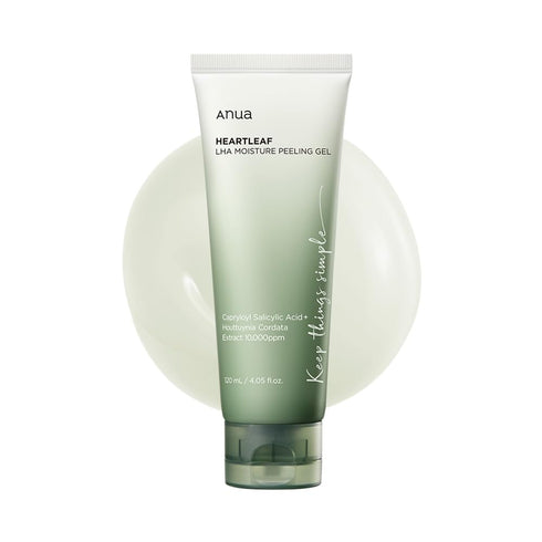 ANUA Heartleaf LHA Moisture Peeling Gel I Gentle Cleanser and Exfoliator with LHA, Resurface, Remove Dead Skin Cells, Smooth Skin Texture, Calming...