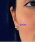 5 Pairs of Surgical Stainless Ball Stud Earrings 3,4,5,6, & 7mm...