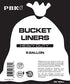5 Gallon Bucket Liner Bags for Marinading and Brining - Durable, Food Grade, BPA Free, 25/Roll...