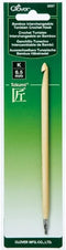 CLOVER 3679 Takumi Bamboo Interchangeable Tunisian Crochet Hook Brown, 6.5" Height x 0.2" Width x 0.2" Length...