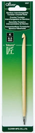 CLOVER 3679 Takumi Bamboo Interchangeable Tunisian Crochet Hook Brown, 6.5" Height x 0.2" Width x 0.2" Length...
