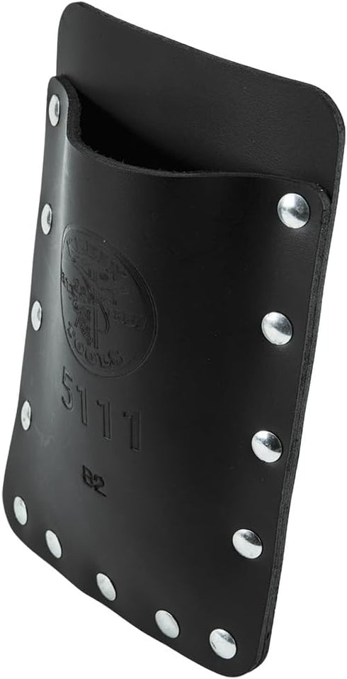 Klein Tools 5111 Single-Pocket Tool Pouch with Leather Construction, Great for Small Tools, Electrician Tool Pouch and Pocket Protector...