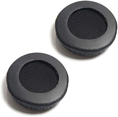 Tvoip 4 Pair Ear Cushions Leatherette Spare Replacement Earpads for Plantronics Supra Plus Encore and Most Standard Size 50mm Office Telephone Hea...