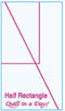 Half Rectangle Template by Quilt in a Day...