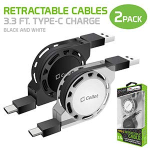 Retractable USB-C Charger Cable, TYPE-C 3 Feet Charging Cable Compatible to iPhone 15 Series, Samsung Galaxy Smartphones, Google Pixel, Moto iPad ...