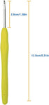 Size 9mm 10mm Crochet Hooks Set for Arthritic Hands Ergonomic Soft Grip Handles Crochet Needles for Beginners Advanced Smooth Knitting Needle Hook...