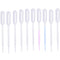 RUIAN 0.5ML Clear Disposable Plastic Eye Dropper Set Transfer Graduated Pipettes (100 PCS)...