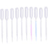 RUIAN 0.5ML Clear Disposable Plastic Eye Dropper Set Transfer Graduated Pipettes (100 PCS)...