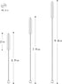 Drinking Straw Cleaner Brush Kit Straw Brushes 9 Pcs 3 Size Straw Cleaner Brush Reusable Extra Long Pipe Cleaners for Tumbler, Sippy Cup, Bottle a...