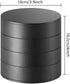 Jewelry Organizer Small Jewelry Storage Box 4-Layer Rotating Travel Jewelry Tray Holder for Women Bracelets Rings Bracelets Earrings (Black)...