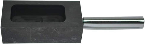 OTOOLWORLD Gold Silver Graphite Ingot Mold Mould Crucible for Melting Casting Refining with Metal Bar (500g)...