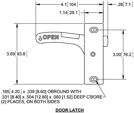 RV Screen Door Latch Kit - for Camper Motorhome or Travel Trailer (Universal)...