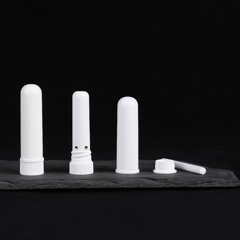 12 Sets Essential Oil Aromatherapy Tubes Inhaler Sticks Blank Nasal Inhalers(12 Complete Sticks) + 2 Polyethylene Pipette Droppers...