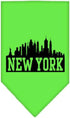 Mirage Pet Products New York Skyline Screen Print Bandana, Large, Bright Pink...