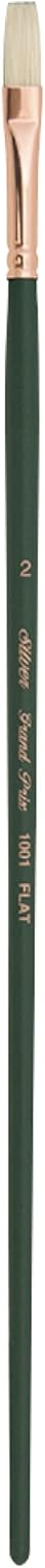 Silver Brush Limited 1001 Grand Prix Flat Brush for Oil Paintings, Size 2, Long Handle...