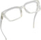 Eyekepper Ladies Reading Glasses - Oversized Square Design Readers for Women Transparent...