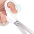 Multipurpose Office Craft Scissors for DIY Art and Craft,Comfort-Grip Handles, Sturdy Sharp Scissors (White)...