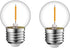 Tsunetani-G40/G12.5 LED Filament Mini Globe Light Bulbs 0.5W Equivalent to 5 Watt Incandescent - E26 Medium Base 2700K Warm White for Home Decorat...
