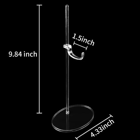 UCanaan 5 Pcs Doll Stand Display Holder for Dolls Transparent Model Support Frame Prop Up Girl Dolls Suitable for 11''-18'' Inch 1/6 1/4 Dolls Acc...