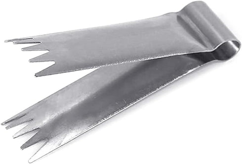 Silver Stainless Steel Stainless Steel Walnut Clip Baking Bread Dessert Pastry Decoration Peanut Engraving Mold Cake Bun Decorating Tool Walnut Cl...