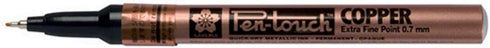 Sakura - Pen-Touch Paint Marker - Extra Fine 0.7mm - Copper - 3 Pack...