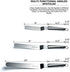Tenrai Metal Icing Spatula Set Stainless Steel Cake Knife Offset Professional Tool for Decorating Cakes (Length: 6 8 10 Inch, Silver)...