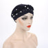 Women Pearl Beaded Braid Hijab Turban Hat Twisted Cancer Headscarf Chemo Beanies Bandana Headwrap Cap...