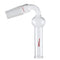 Glass Drying Tube Adapter 75 Degree Bent Lab Drying Tubes with 24/40 Standard Taper Joint Lab Glassware...