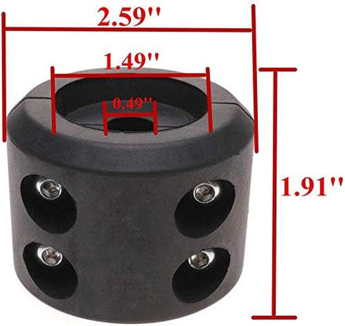 Rubber Hook Stopper Winch Cable Line Saver for ATV UTV SUV Model Compatible with Wrangler Polaris RZR Sportsman KA-WASAKI SU-ZUKI Arctic Cat Golf ...
