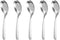 5 PCS Soup Spoon,Stainless Steel Spoon, Mirror Finish Spoons,Kitchen Serving Spoons,Dessert Spoon,Coffee spoon?Ice Cream Spoons for Soup Rice Tea ...