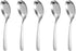 5 PCS Soup Spoon,Stainless Steel Spoon, Mirror Finish Spoons,Kitchen Serving Spoons,Dessert Spoon,Coffee spoon?Ice Cream Spoons for Soup Rice Tea ...